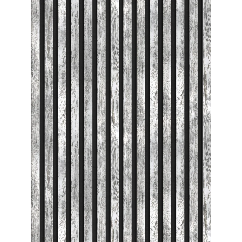 Veggplater 275x31,5 cm hvit eik Akustisk Mexen Lam – S105-275317-2812-064
