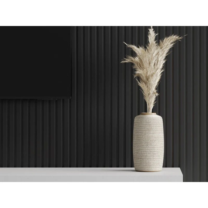 Veggplater 275x31,5 cm svart høyglans Akustisk Mexen Lam – S100-275317-2812-055