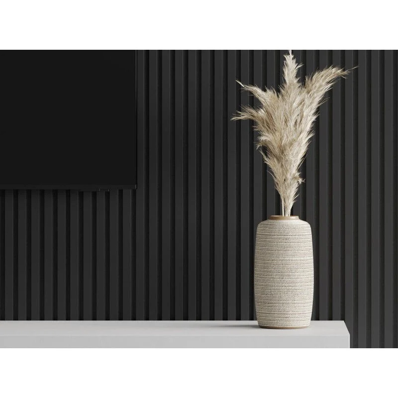 Veggplater 275x31,5 cm svart matt Akustisk Mexen Lam – S105-275317-2812-053