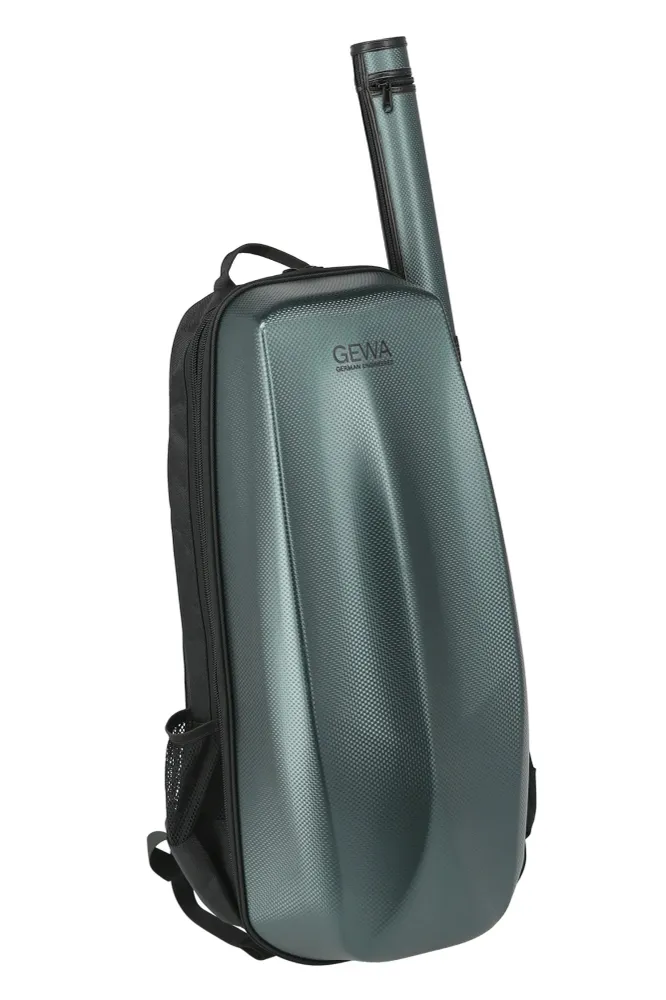 GEWA ryggsekk Fioliner-etui Space Bag - Green 4/4 - 3/4 (33 x 67 (med bueetui 79 ) x 19 cm)
