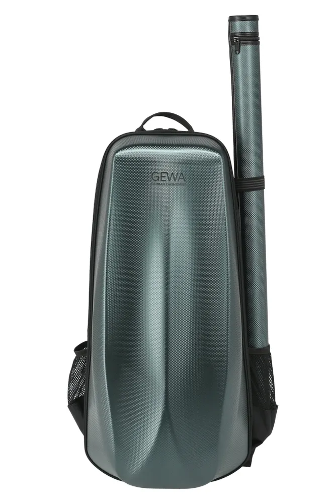 GEWA ryggsekk Fioliner-etui Space Bag - Green 4/4 - 3/4 (33 x 67 (med bueetui 79 ) x 19 cm)