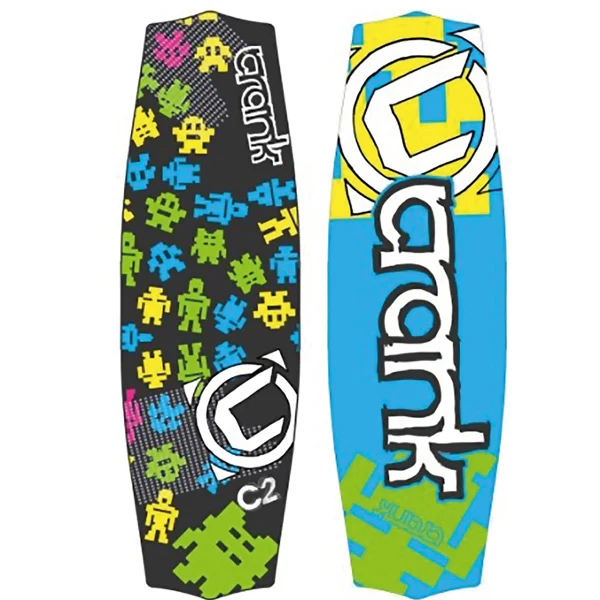 Wakeboard Crank Junior 139 x 41 cm inkl. innbinding, 34-39
