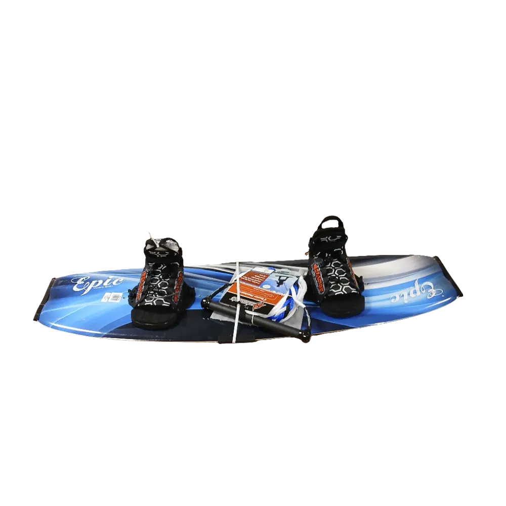 Wakeboard Kit Epio – Komplett Freeride-pakke med multibinding og håndtak